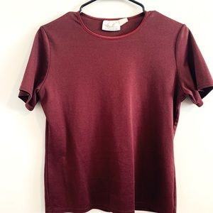 Purple shirt sleeve vintage t-shirt